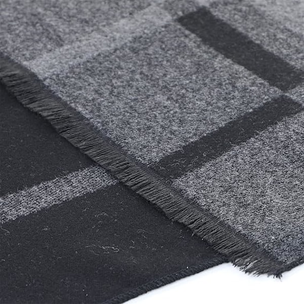 Herre Faux Cashmere Termisk Skjerf Myk Bomull Langt Skjerf Komfortabelt Varmt Høst Vinter Skjerf