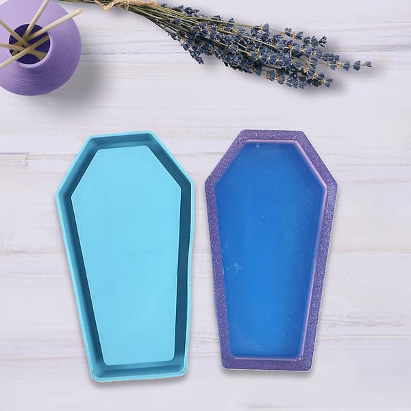 DIY Frugtplade Støbeform Serveringsbakke Krystal Epoxy Form Co
