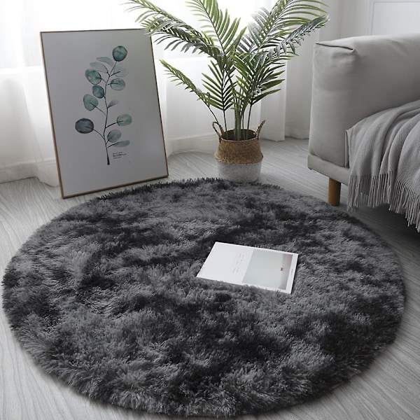 100x100cm Makuuhuoneen Pyöreä Matto Pestävä Liukumaton Koristeellinen Sängynalusmatto Lapsille Olohuoneeseen