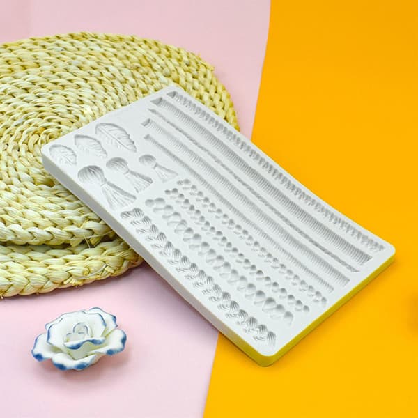 DIY Fondantform Hamp Reb Kvast Formet Bage Tilbehør Til
