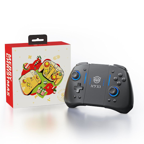 Hyperion Meteor Light trådlös Joy-pad med 8-färgs LED för Switch/Switch OLED - Julpaket
