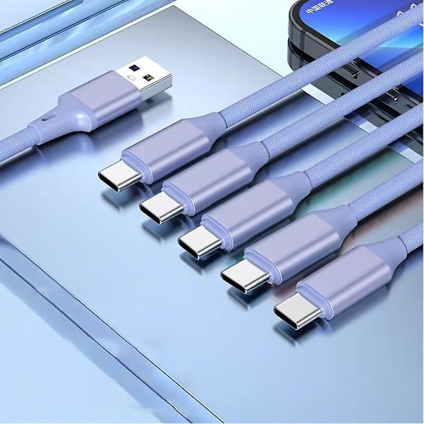 USB 2.0 Hane Till Micro USB Hane Adapter Splitter Kabel USB Till Typ