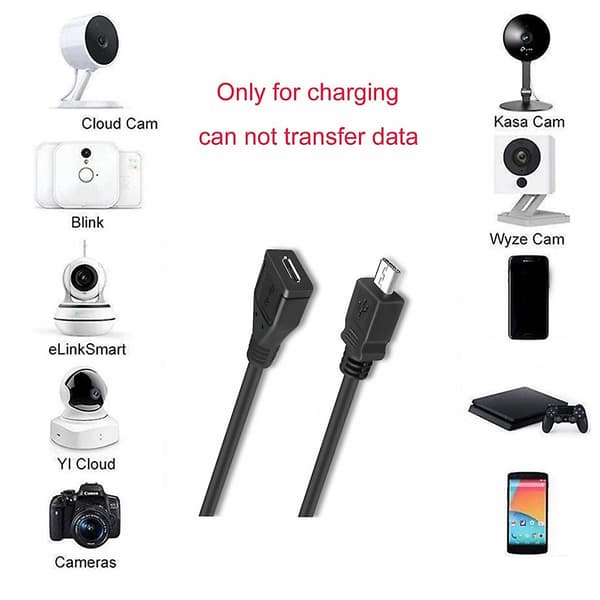 Høykvalitets Micro Usb Forlengelseskabel for Mobile Enheter