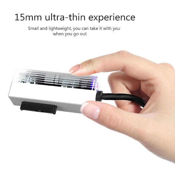 Sata Til Usb 2.0 Adapter Kabel Ledning Mini-sats 7p+6p 13 Pin Sata U