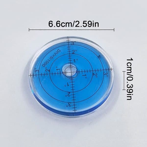 Golf Reader Pro Putt Golfbollsmarkör Rund Vattenpass Hög Precision Golf Puttingshjälp Vit White