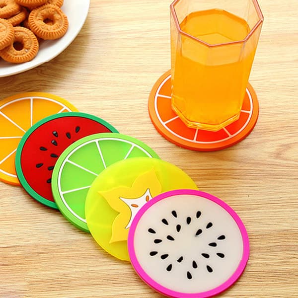 2 stk/pakke Silikon coasters