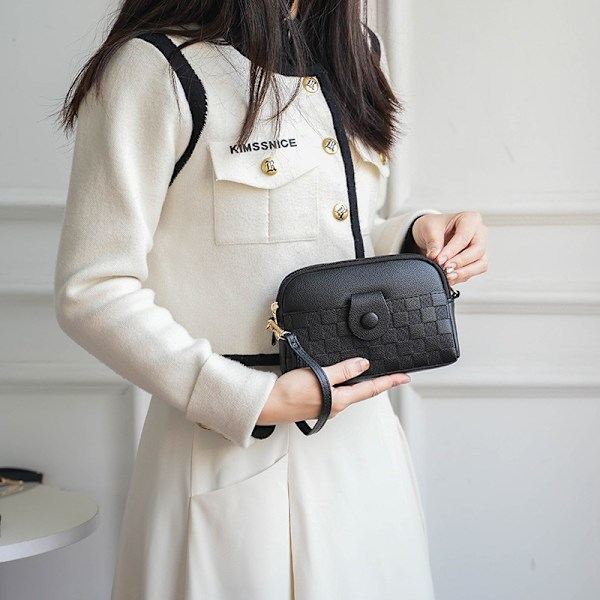 Mr. Puffe Vår Kvinnors Satchel Mode Trend Kvinnors Satchel Mjukt Läder Alla Enkla Axelväska Crossbody Väska Ny Liten Väska Kvinnor Khaki Khaki