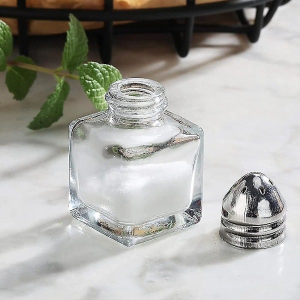 Mini Salt- och Pepparkvarnar - 0,5oz Glaskubkropp - Restaurangbruk - Form 1 shape1