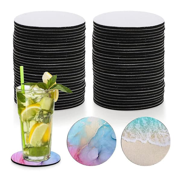 60 stk. Sublimations Blank Brikker, Runde Sublimations Blank Kop M