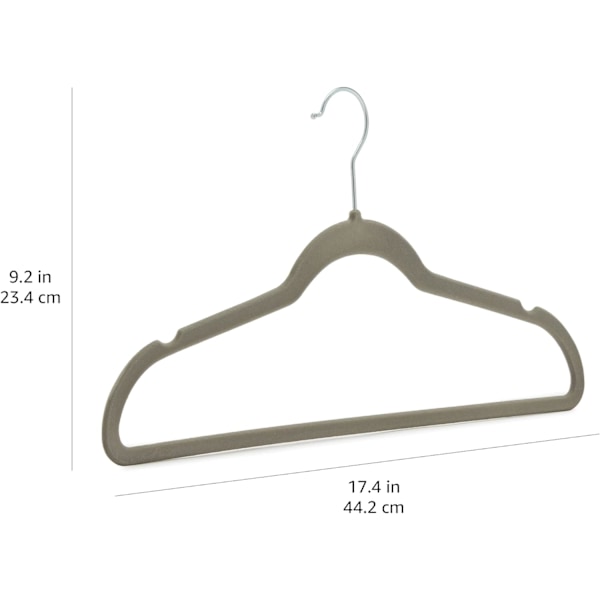 Sammet Galgar, Grå, 10-pack Grey