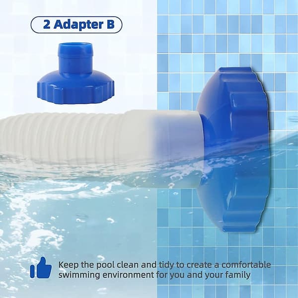 För 28000e Pool Adapter Skimmer Väggmonterad Slangadapter Simning