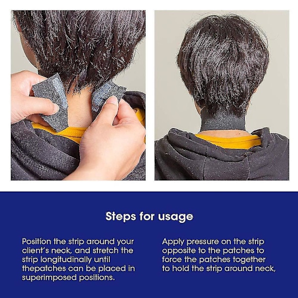 5 ruller Barber Nakke Stripe Salong Krage Engangs Papir Frisør Hårklipp