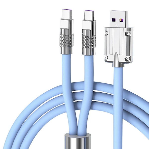 Universal 2 I 1 Multiporte USB Hurtig Opladerledning Med Type