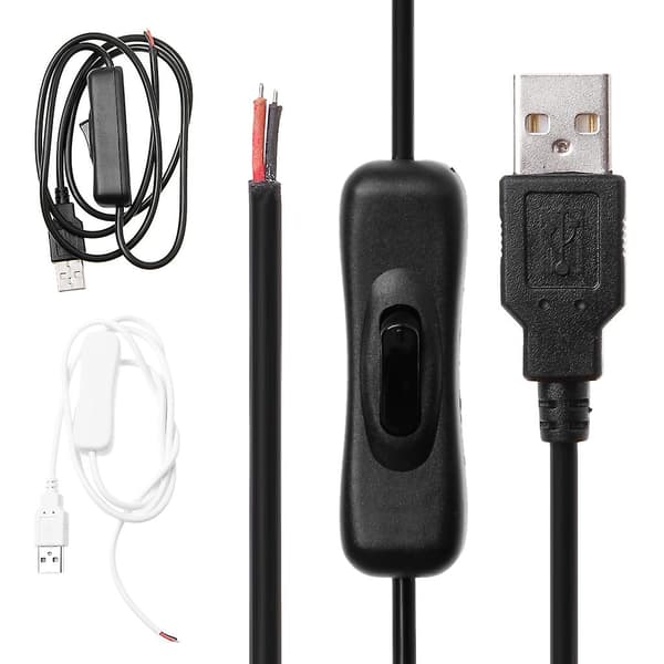 5v Usb 2.0 Hanstik 2 Ben Strøm Strøm Til Dc 5v Usb Strømforsyning