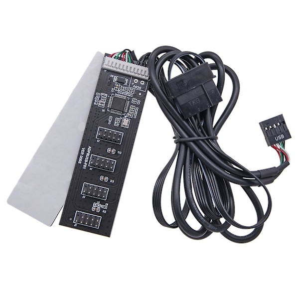 9-pins USB Splitter Hovedkort USB 9-pins Grensesnitt Header Splitter