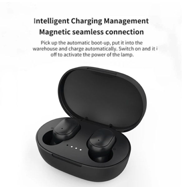 A6s TWS - Trådløse hodetelefoner Bluetooth 5.0 Samsung Iphone Svart