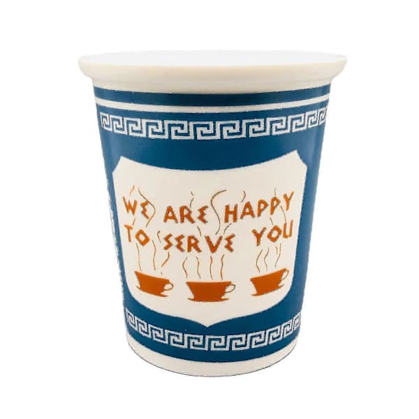 Vi är glada att få servera dig Porslinsmugg Kaffemugg New York Ikonisk Pappersmugg Kaffemugg Stor