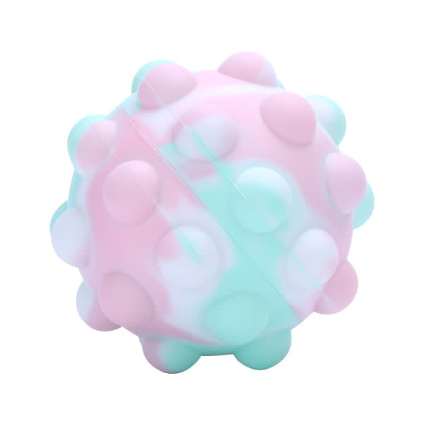 3D Pop It Fidget Sensory Leksak - Fidgetboll för Barn