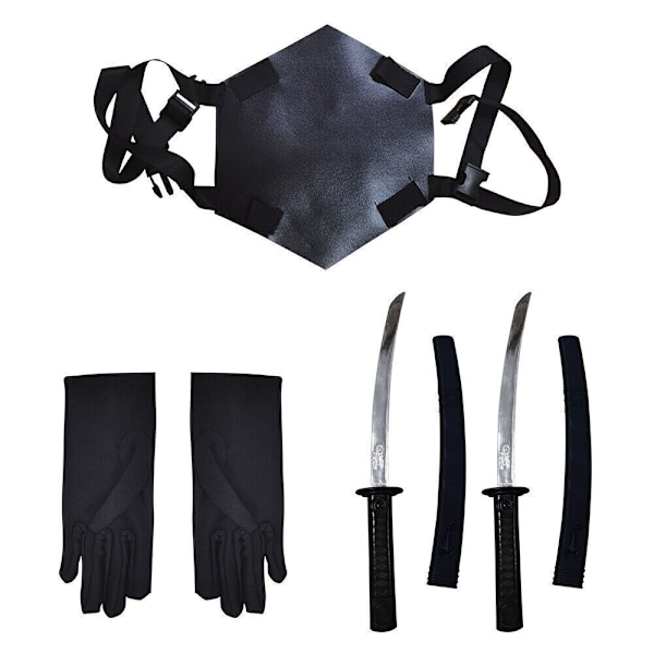 Deadpool Kostym Cosplay Barn Bodysuit Pojkar Barnens Dag Maskerad Party Kläder + svärd + väska M