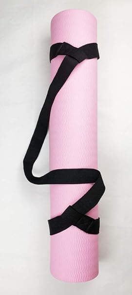 Yogamattbälte, justerbara öglor för alla mattor (matta ingår ej)