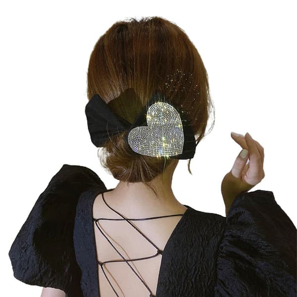 Hårknutsmakare med Strass Elegant Hårstyling Flexibel