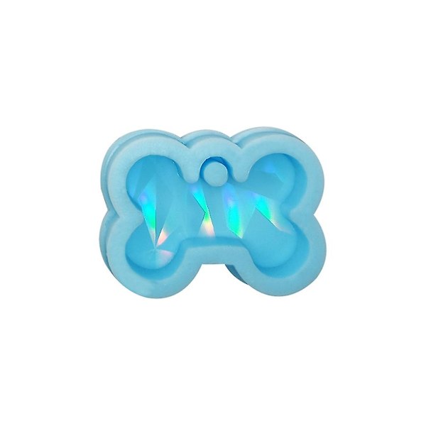 Farverig Holografisk Resin Form Nøglering Silikone Form DIY Vedhæng