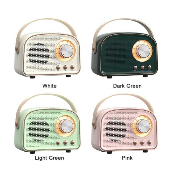 Mini Radio Bluetooth -kaiutin, vihreä Green