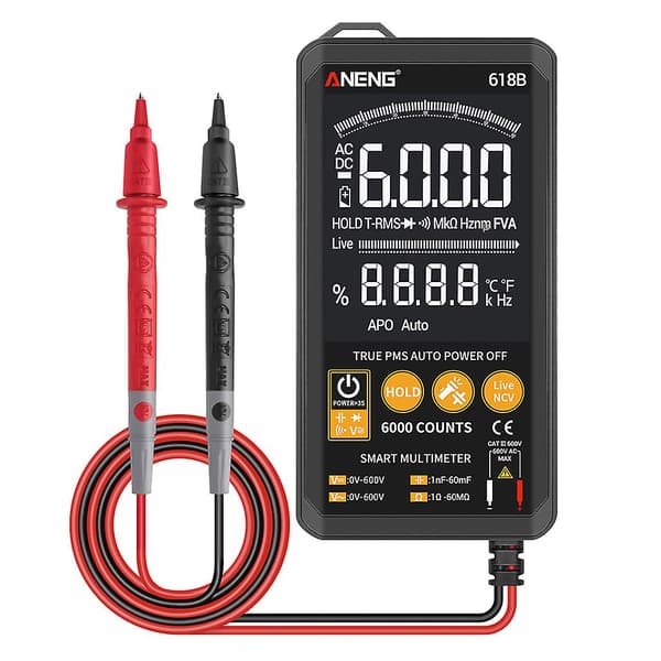 618b Digital Multimeter Touch True Rms Dc/ac Professionel Analog