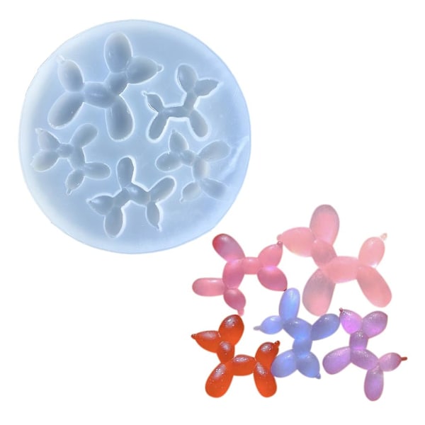 Ballonghund Silikonformar För DIY Resin Epoxi Gjutning Hantverk,di