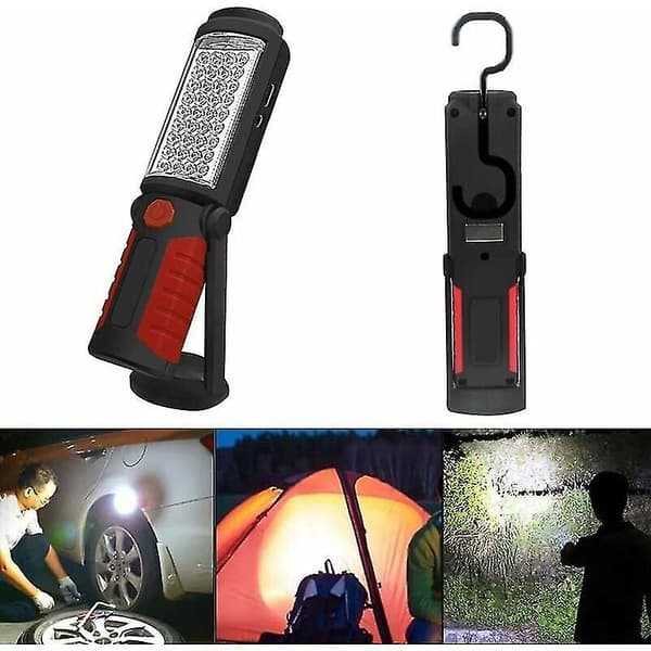 Inspeksjonslys Oppladbart LED-lys, Oppladbart LED-arbeidslys, Med Magnetisk LED Til