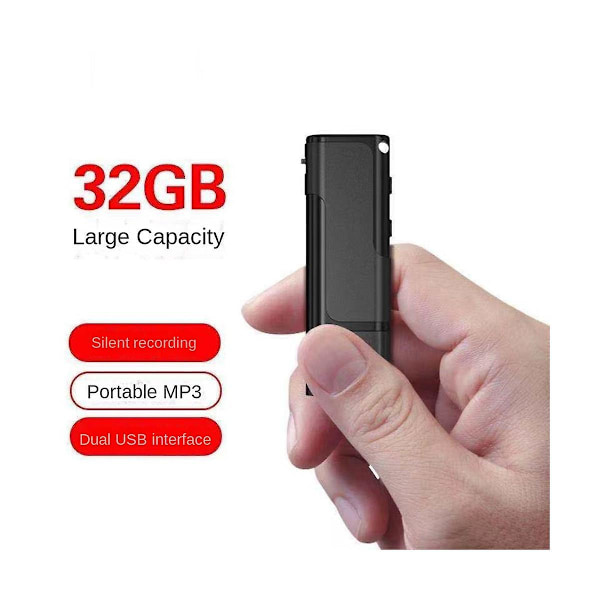 USB-minne MP3 Mini Recorder Penna 3 Funktioner Digital Audio