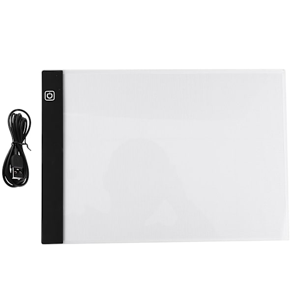 LED Ljussatt Ritbräda Ultra A4 Ritbräda Tablet Ljusbräda Skissbok Tom Duk för Målning