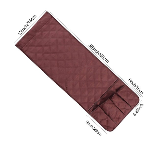 Lommer sofa armlene TV fjernkontroll og annen diverse oppbevaringspose oppbevaringspose stol sofa pose Grå Grey