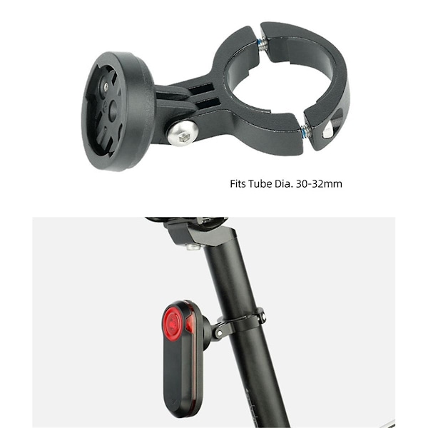 Cykel Sadel Skena Bakljusfäste Sadelstolpsfäste Lampstativ
