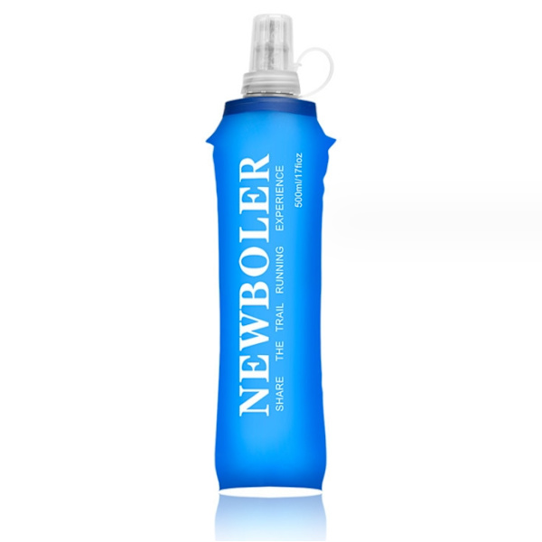 2 Soft Flask, BPA-FRI drikkedunk til løb, sportsdrikkesæk, genanvendelig vandflaske med høj modstandsdygtighed. (500ML)