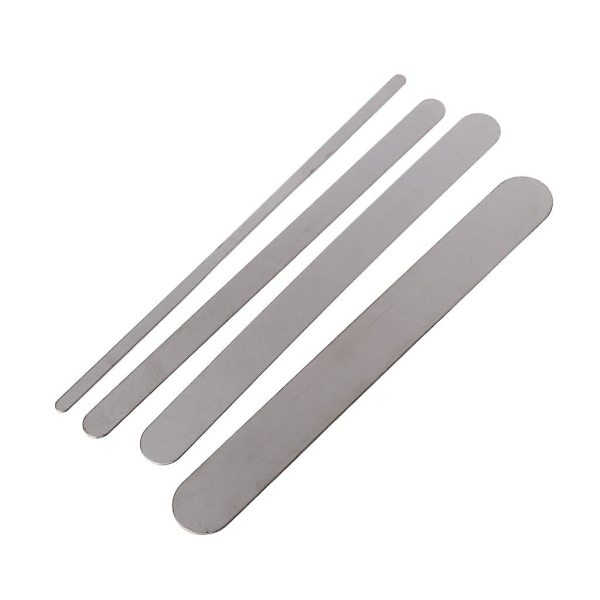 10-pack Platta Blanka Böjbara Stämplade Anpassningsbara Armband