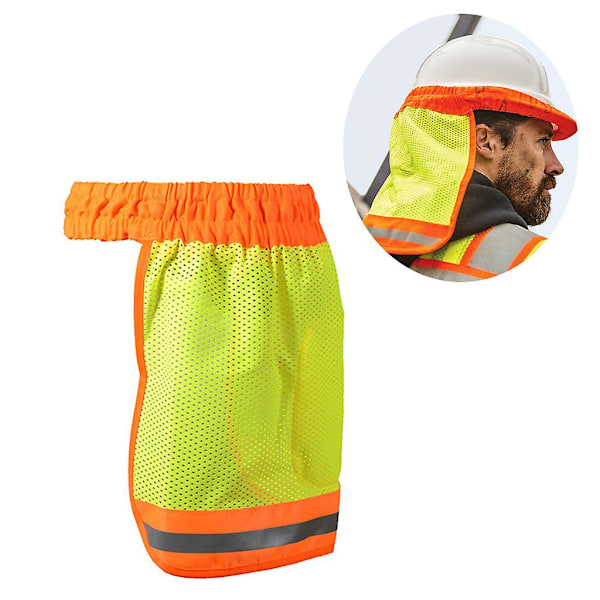 Skyddshjälm Nackskydd Reflex Hög Synlighet Mesh