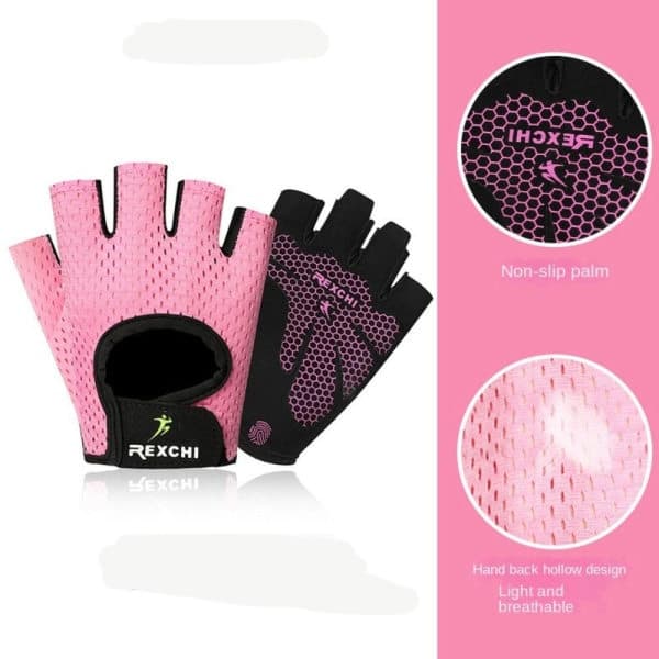 Halvfingerhandsker Yoga handsker sort M black M
