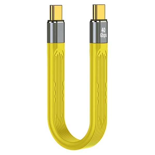 USB-C till USB-C och USB-A-kabel, 10/40 Gbps USB Typ C-kabel 100W PD F
