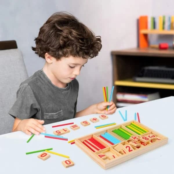 Montessori-matte i trä