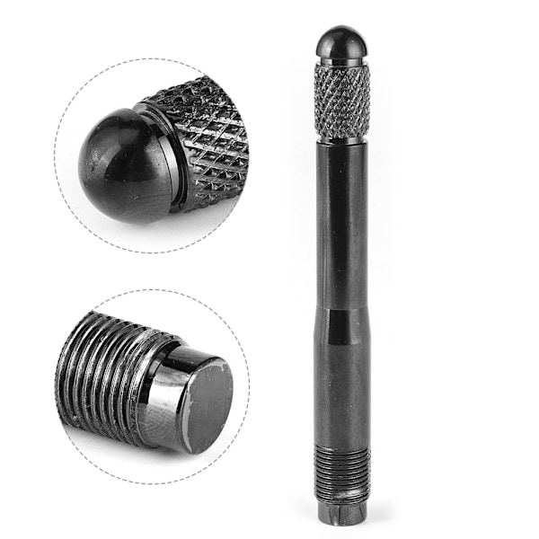 Renkaan asennustyökalu pyörien, muttereiden ja pulttien asennukseen ja irrotukseen, M14x1.25, yleismallinen, titaanin värinen