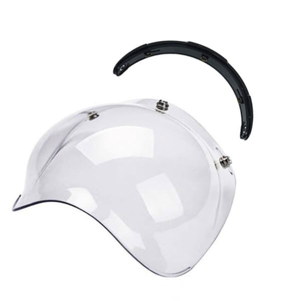 Universal Bubble Jet Retro Style Visir med Oppfellbart Vindskjerm