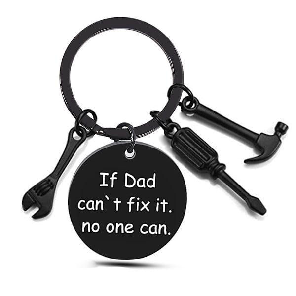 INF Avaimenperä isälle Hopea Dad Black