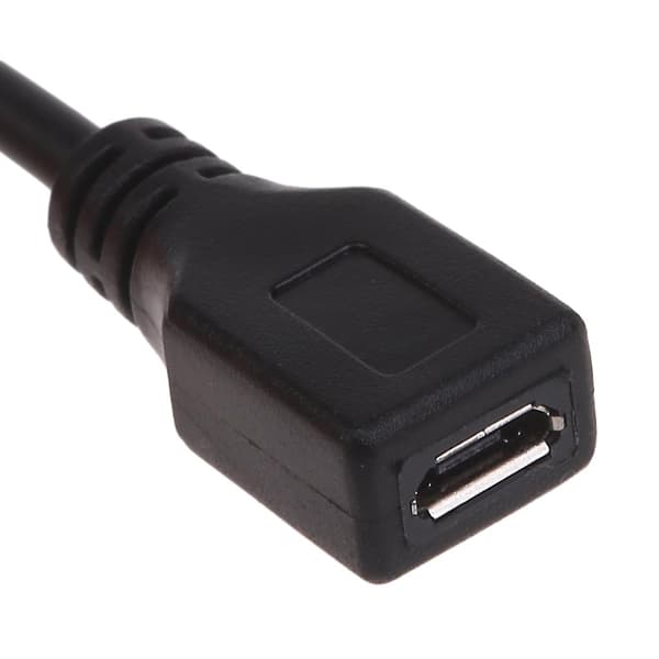Mini USB Hann til Micro USB Hunn Ladekabel for Bilopptaker