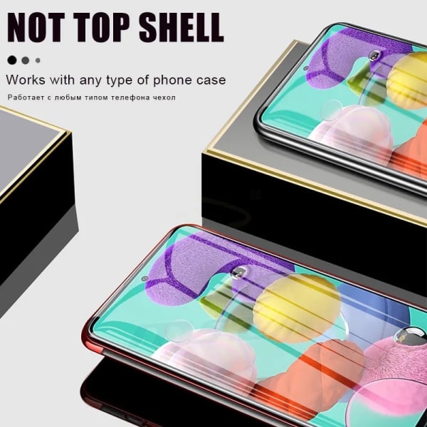4 stk. Hydrogel Film for Samsung Galaxy A72 Full Dekning Skjermbeskytter