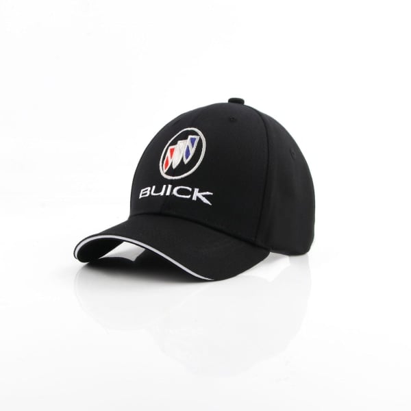Buick Broderad Logotyp Justerbar Unisex Resebasebollkeps - Racing & Motorcykelkeps