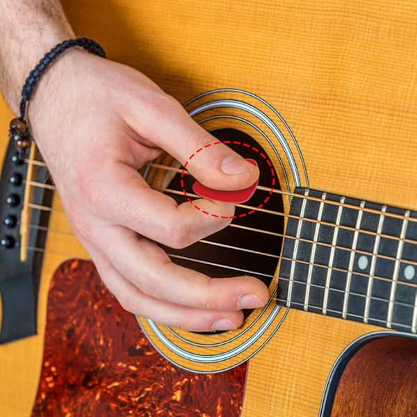 10 st plektrum med 2 st läderplektrumhållare nyckelring för akustisk gitarr, elgitarr, bas, ukulele