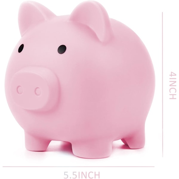 ®RisingFF Söpö Säästölipas Lapsille, Vanhempien Muistoesine, Hauska Lahja Lapsille (Pinkki)