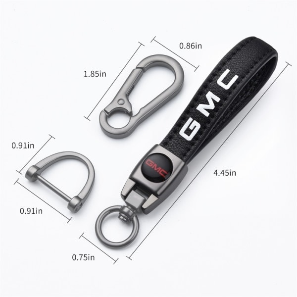 Ekte skinn bil logo nøkkelring kompatibel med Audi nøkkelring skinn nøkkelring egnet for kvinner og menn Audi tilbehør