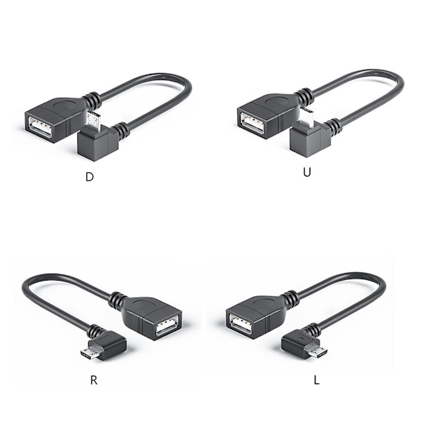 Tålig Micro Usb Till Hona Usb Otg Kabel Data Linje Tråd För Udi